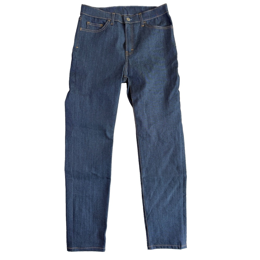 Blue Delta Raw Denim Custom Made USA Jeans Zip Fly Men's Size 30x29